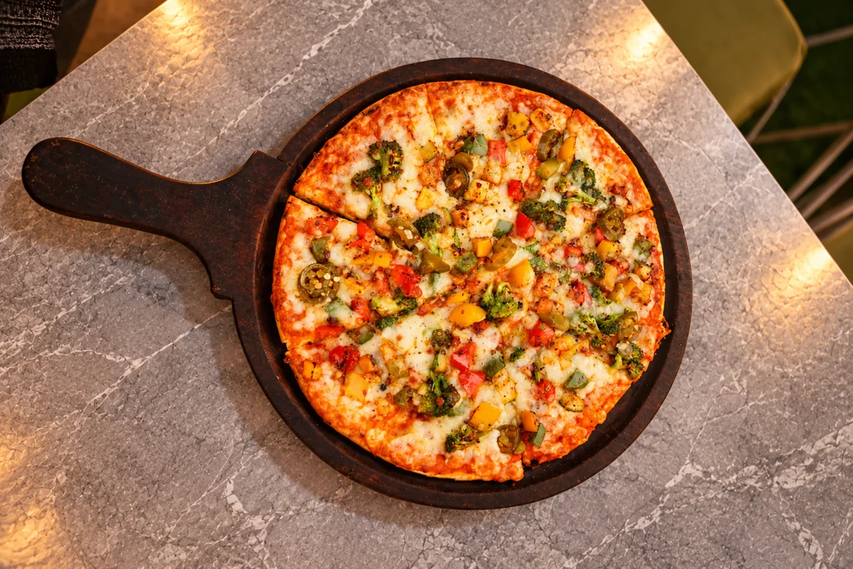 Vegetable Pizza at Chairish Cafe, Malviya Nagar Jaipur